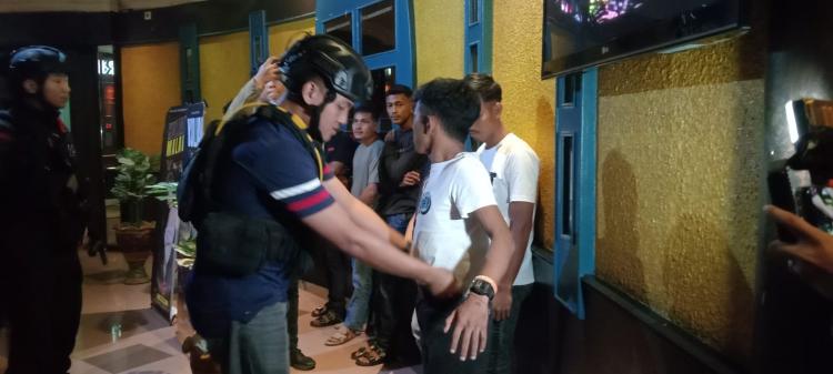 Polda Riau Gandeng GRANAT Razia THM di Pekanbaru, Antisipasi Peredaran Narkoba